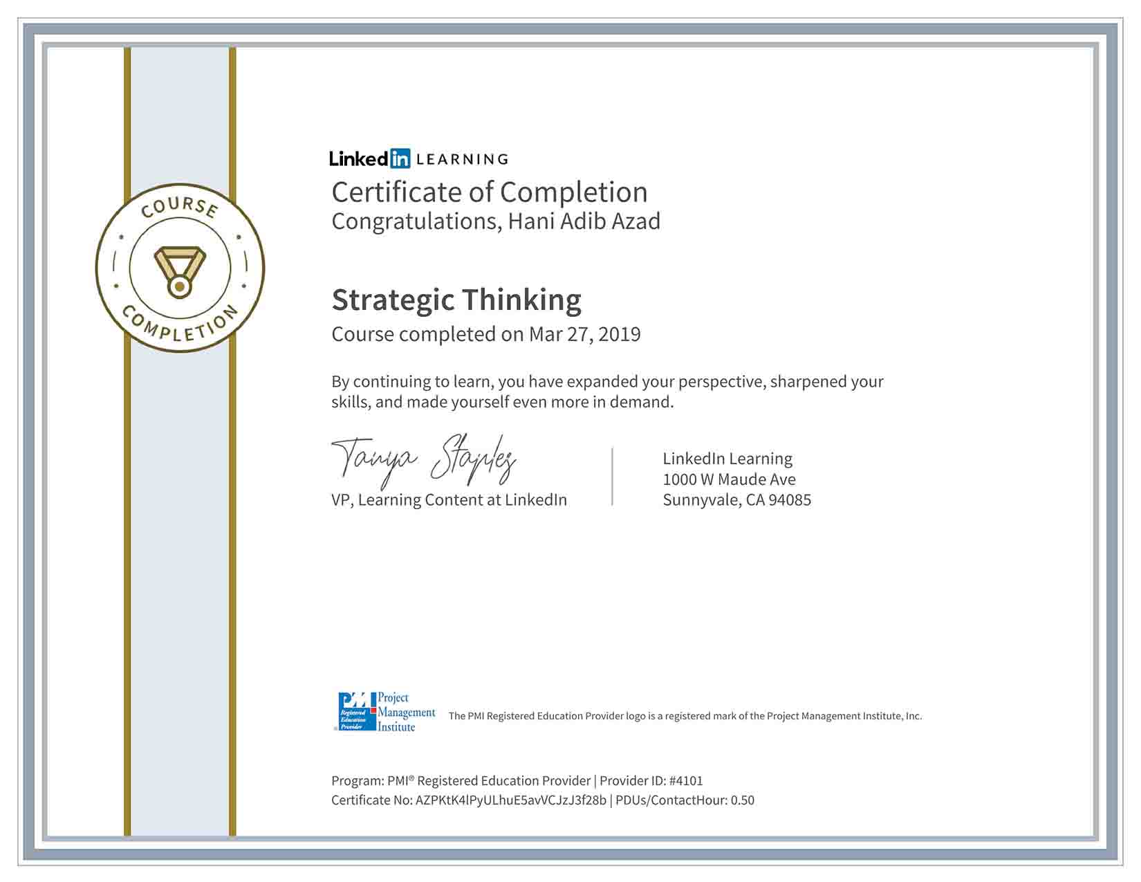 Strategic Thinking
